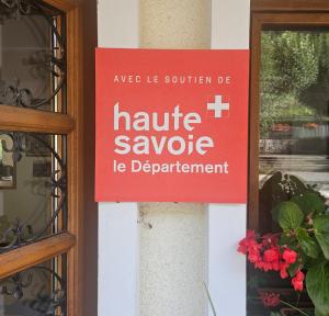 Remerciements pour les subventions du Département de la Haute-Savoie