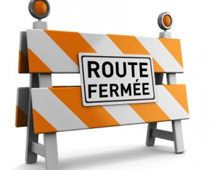 Fermeture route Le Reposoir